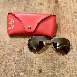 Ray-Ban Gold Aviators